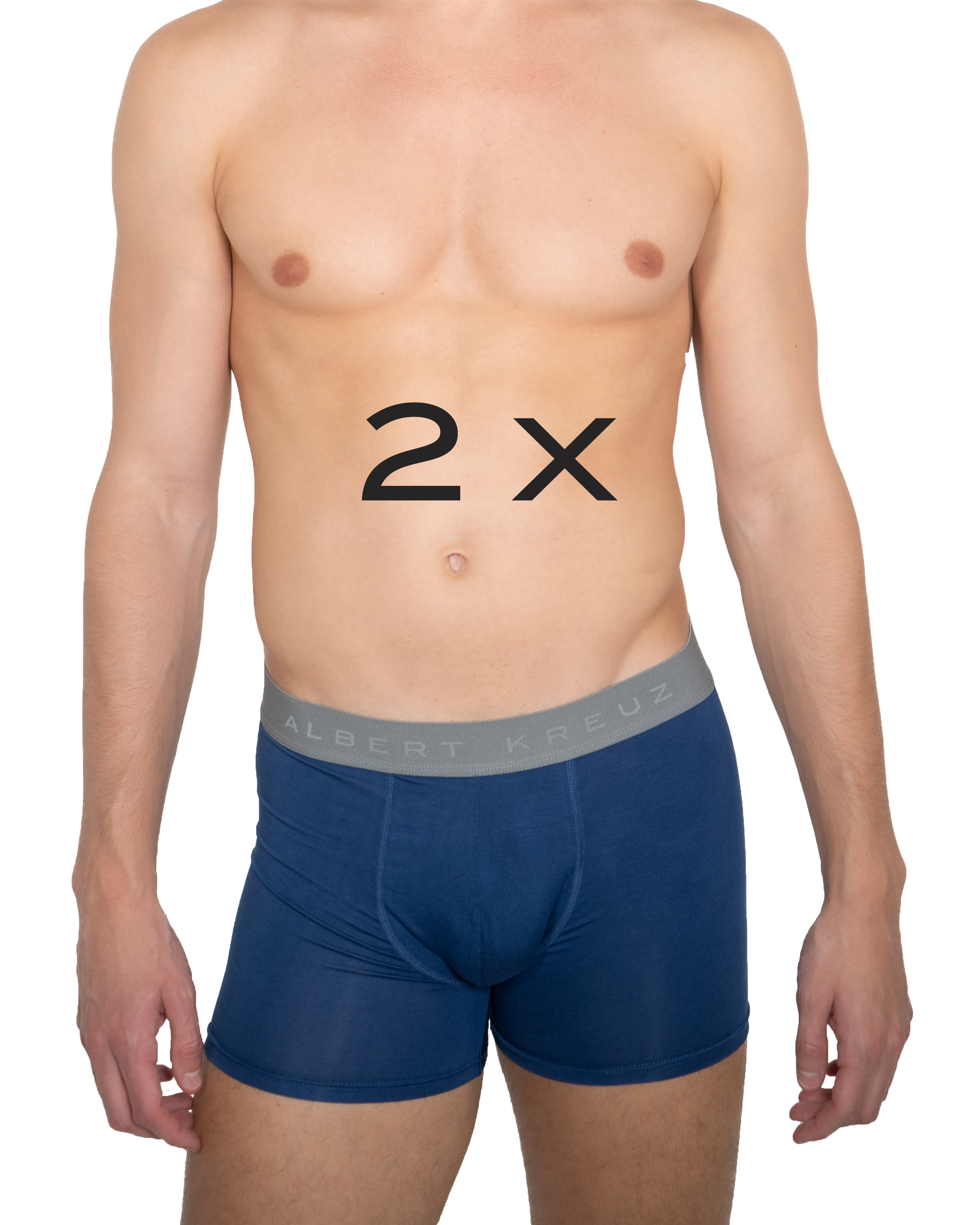 2PK Mens Performance Boxer Briefs Breathable Comfort Waistband Underwear  Shorts